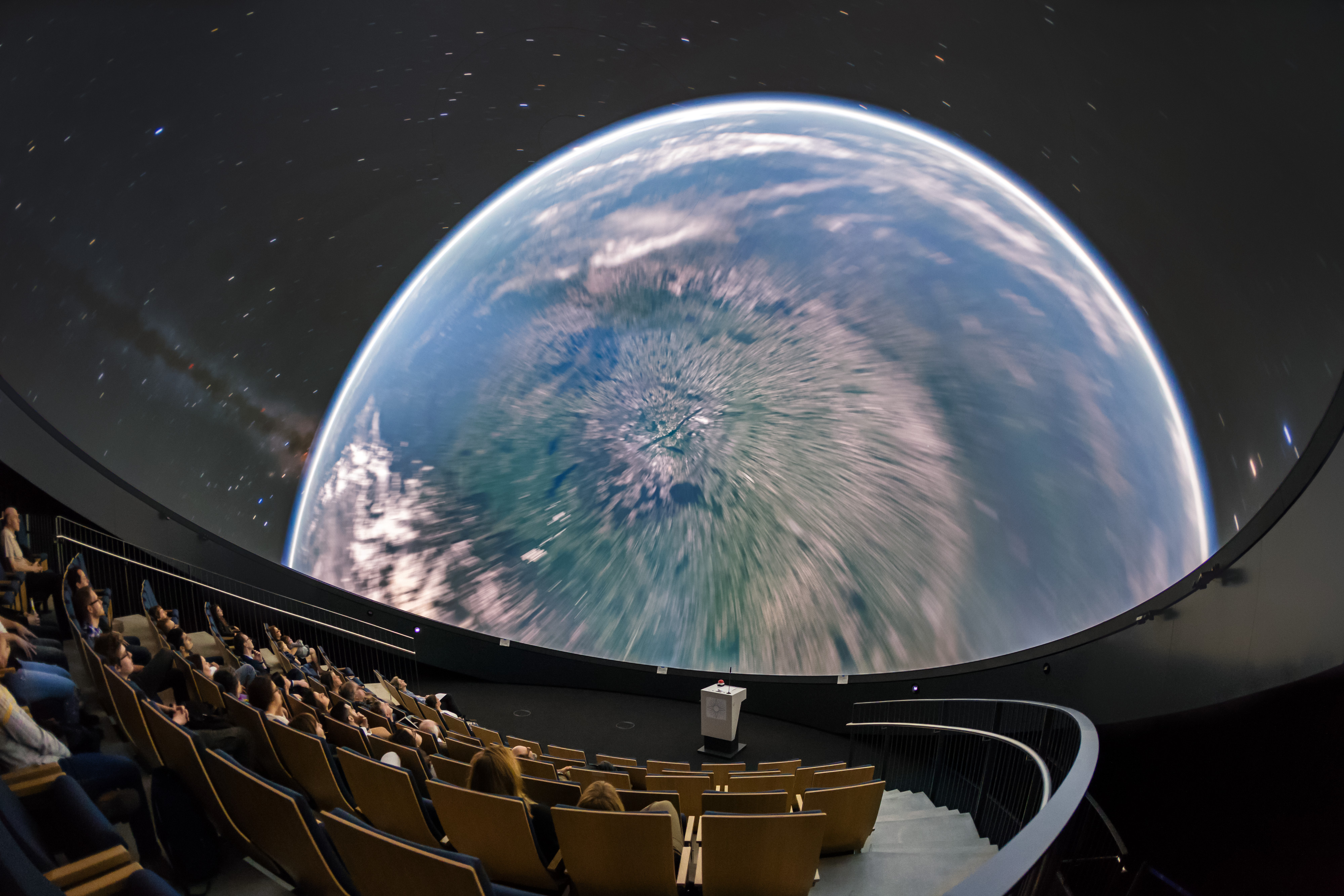 A planetarium show