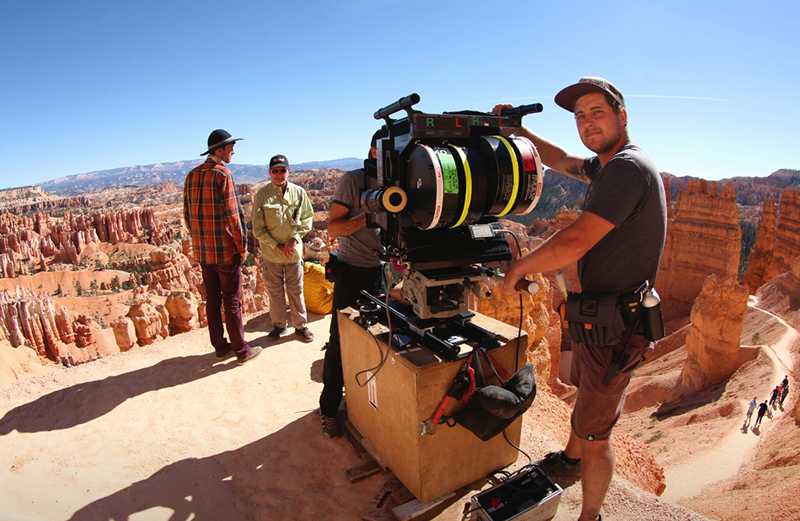 Portrait of John 'JR' Racine on location